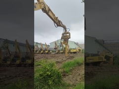 Excavator ไฮดรอลิก Pile Hammer Vibro Hammer สําหรับ SY215 330CL 330BL SH300 การติดตั้ง